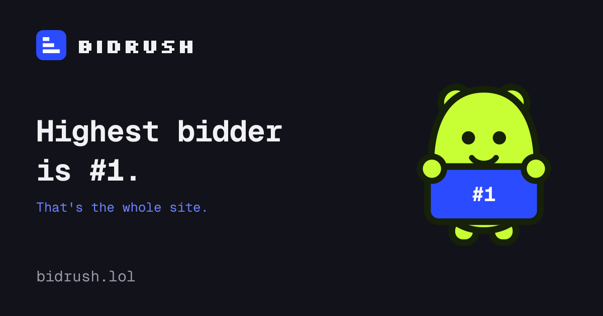 bidrush Open Graph preview